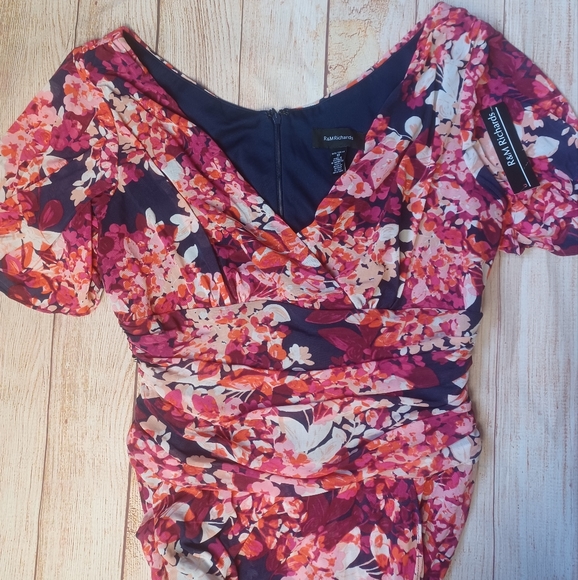 NWT R&M Richard's floral dress - Picture 2 of 5